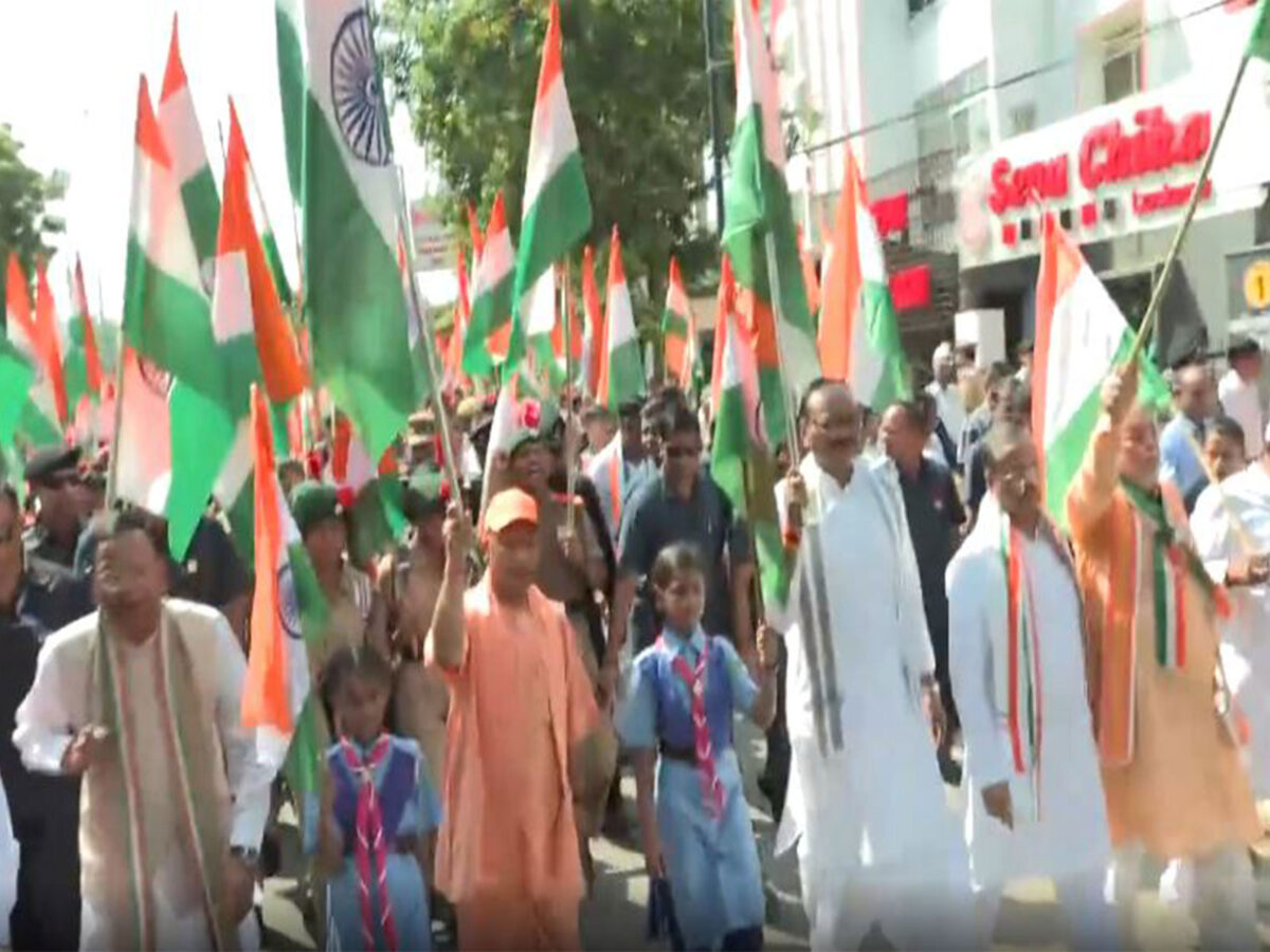 Tiranga Yatra in Lucknow Ahead of 80th Independence Day, CM Yogi Praises PM Modi